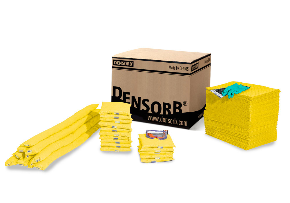 Refill Kit for DENSORB Emergency Spill Kit in Safety Box SF200, application SPECIAL