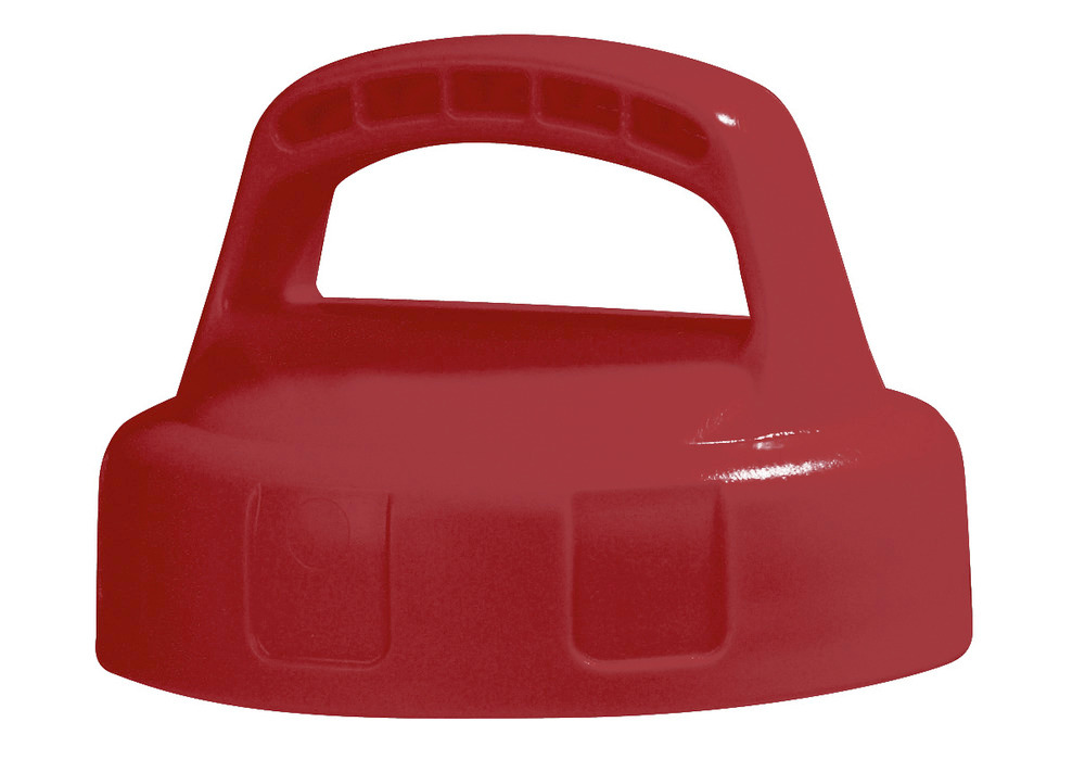 Function lid for liquid container, closed, red