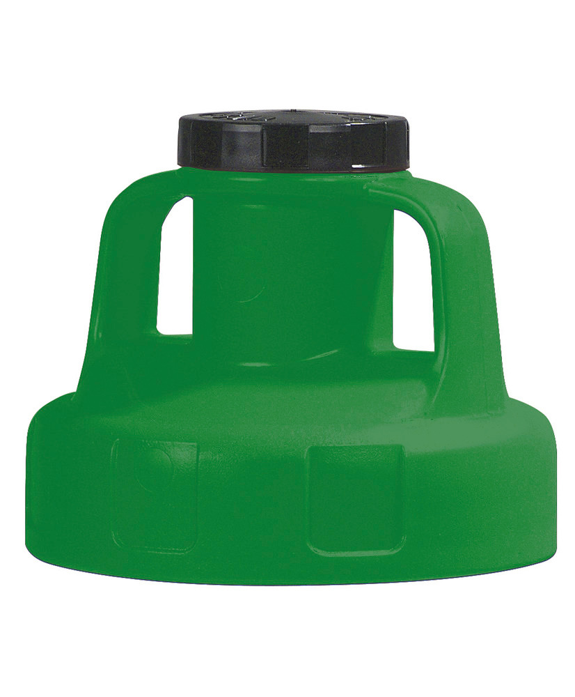 Tapa funcional para recipientes para líquidos, para bombas, verde