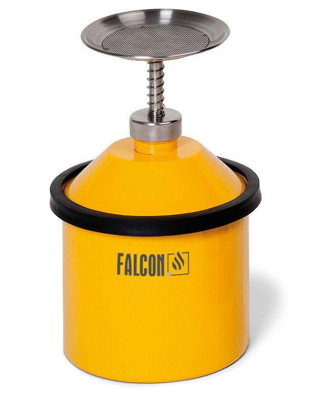 FALCON plunger cans in steel, painted, 2.5 litre