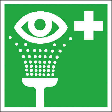 Rettungsschild "Augenspüleinrichtung", ISO 7010