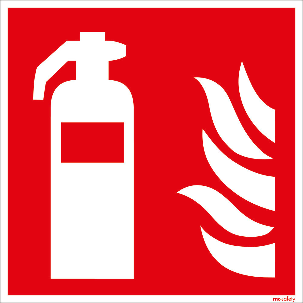 Brandschutzschild "Feuerlöscher", ISO 7010, LN, SK, VE = 10 Stück