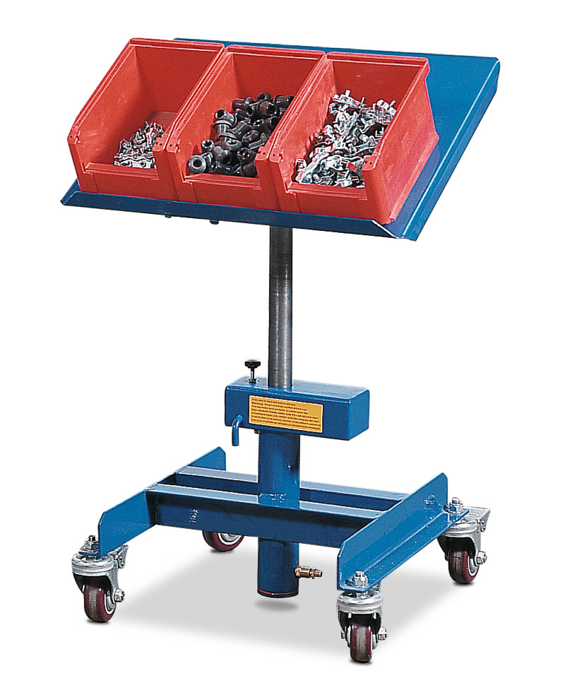 Material stand FM 1, with manual height adjustment from 510 - 700 mm