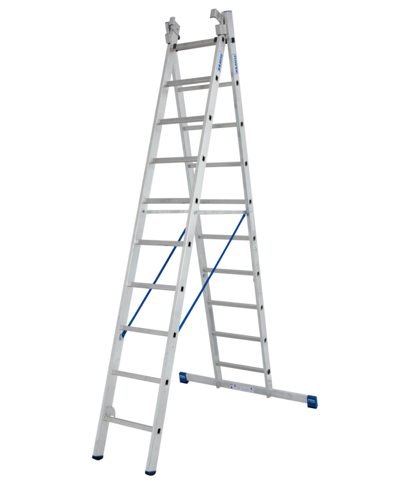 Aluminium multifunctionele ladder, type VL 10, 3-delig